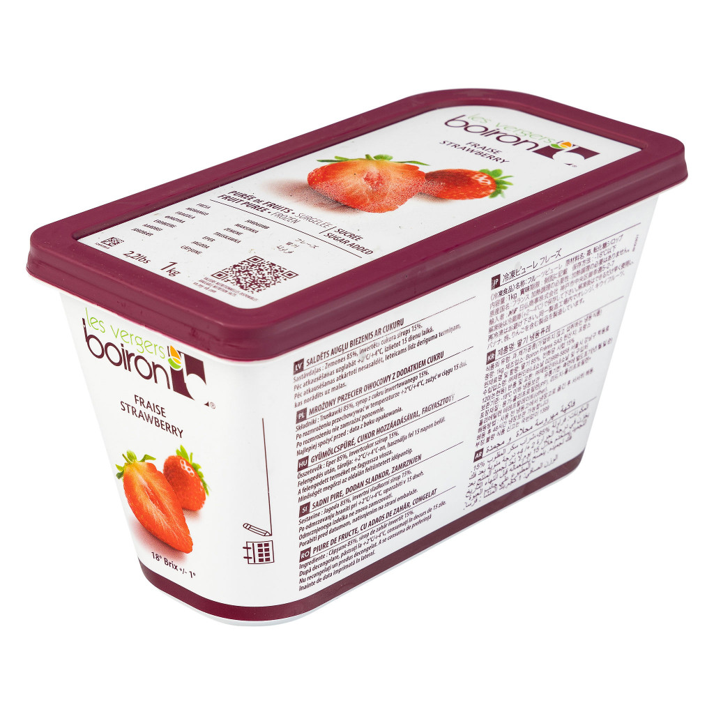 Puree Strawberry Fruit Rouges Kg Puree Strawberry 1kg - Eustralis Food