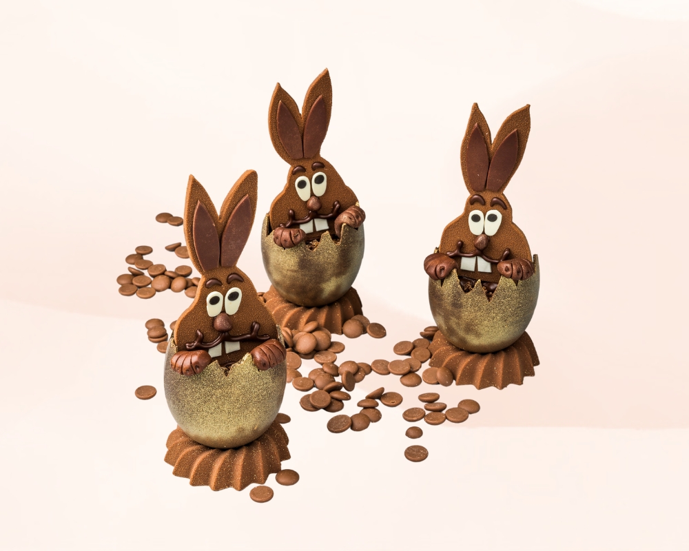 Easter, chocolate, couverture, Weiss, Veliche Gourmet