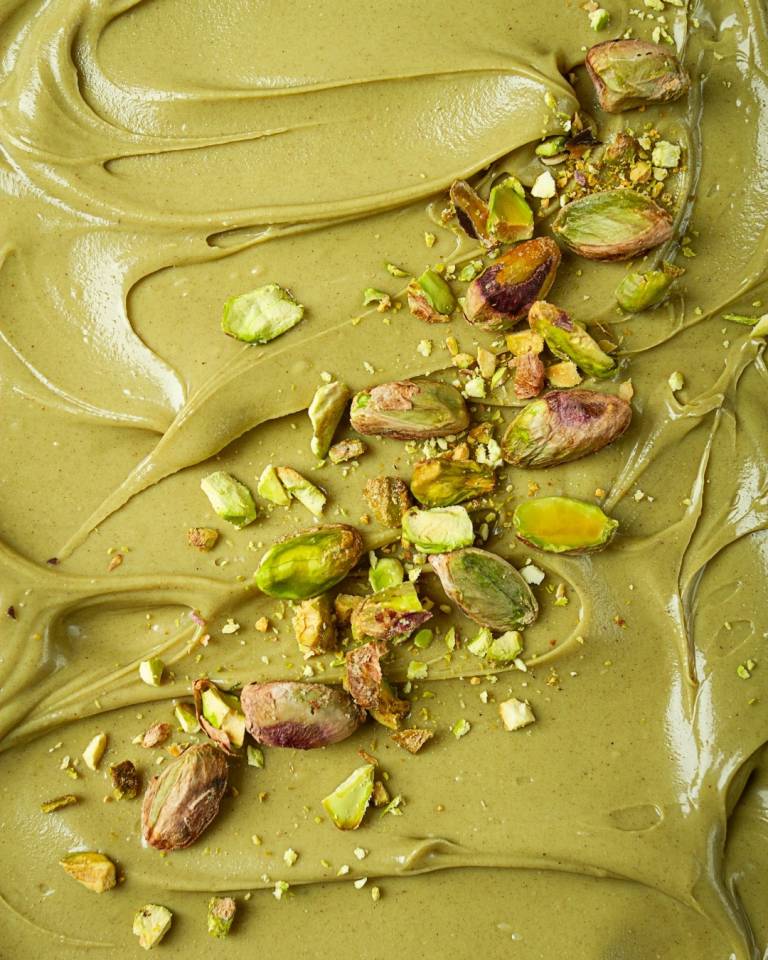 image-Donuts Pistachio Almond chuncks Texture