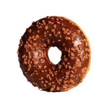 Ring Donut Choc & Milk Mini 18g